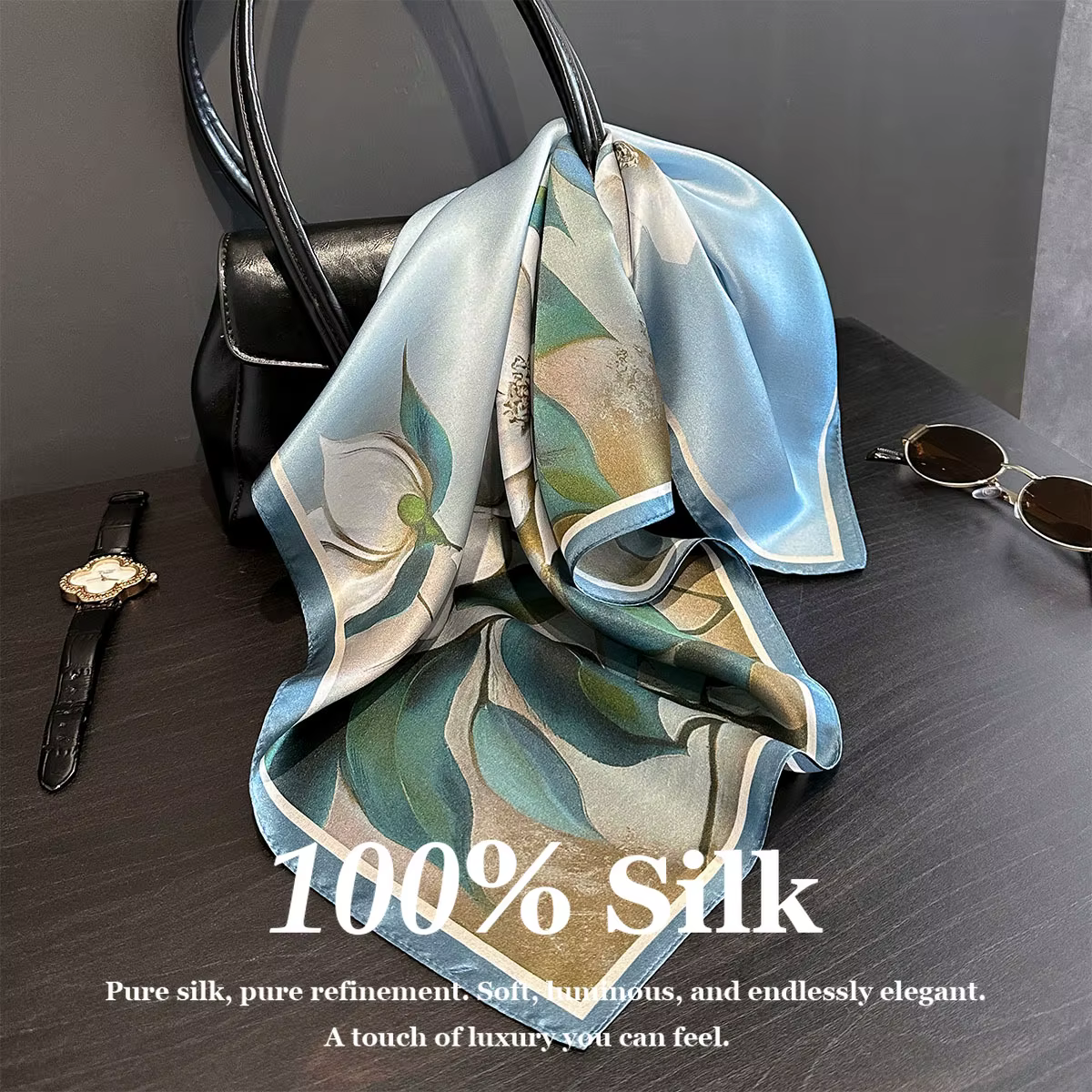Foulard carré pour femme