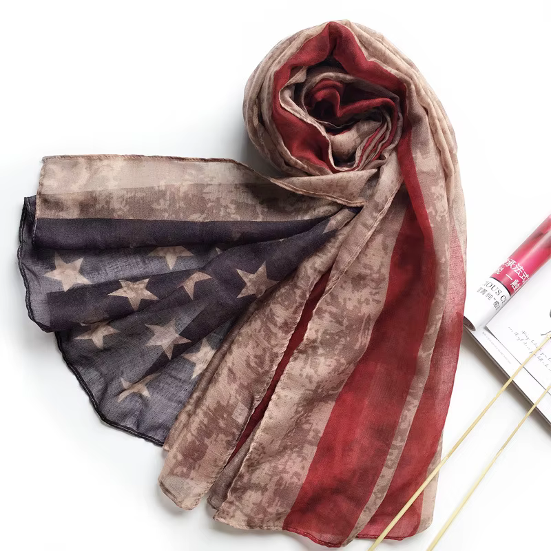 Écharpe Sensation Américaine Vintage pour Hommes et Femmes