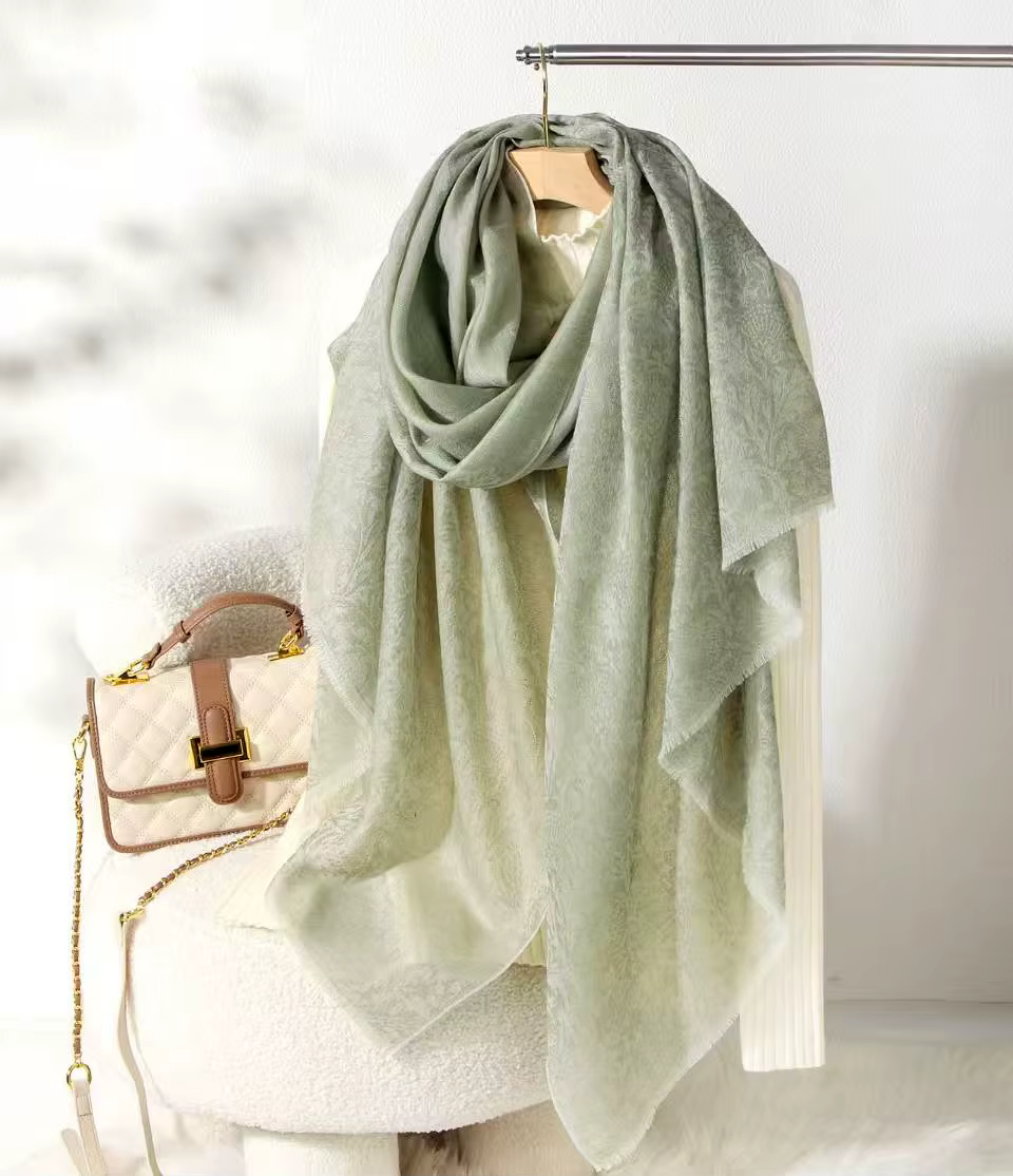 Écharpe 100% cachemire pour femme, châle luxueux, doux et chaud, léger, élégant, jacquard, polyvalent, décontracté, tendance