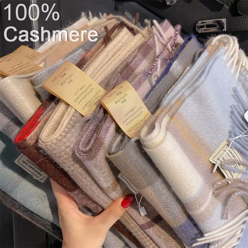 Écharpe en cachemire pur pour femme