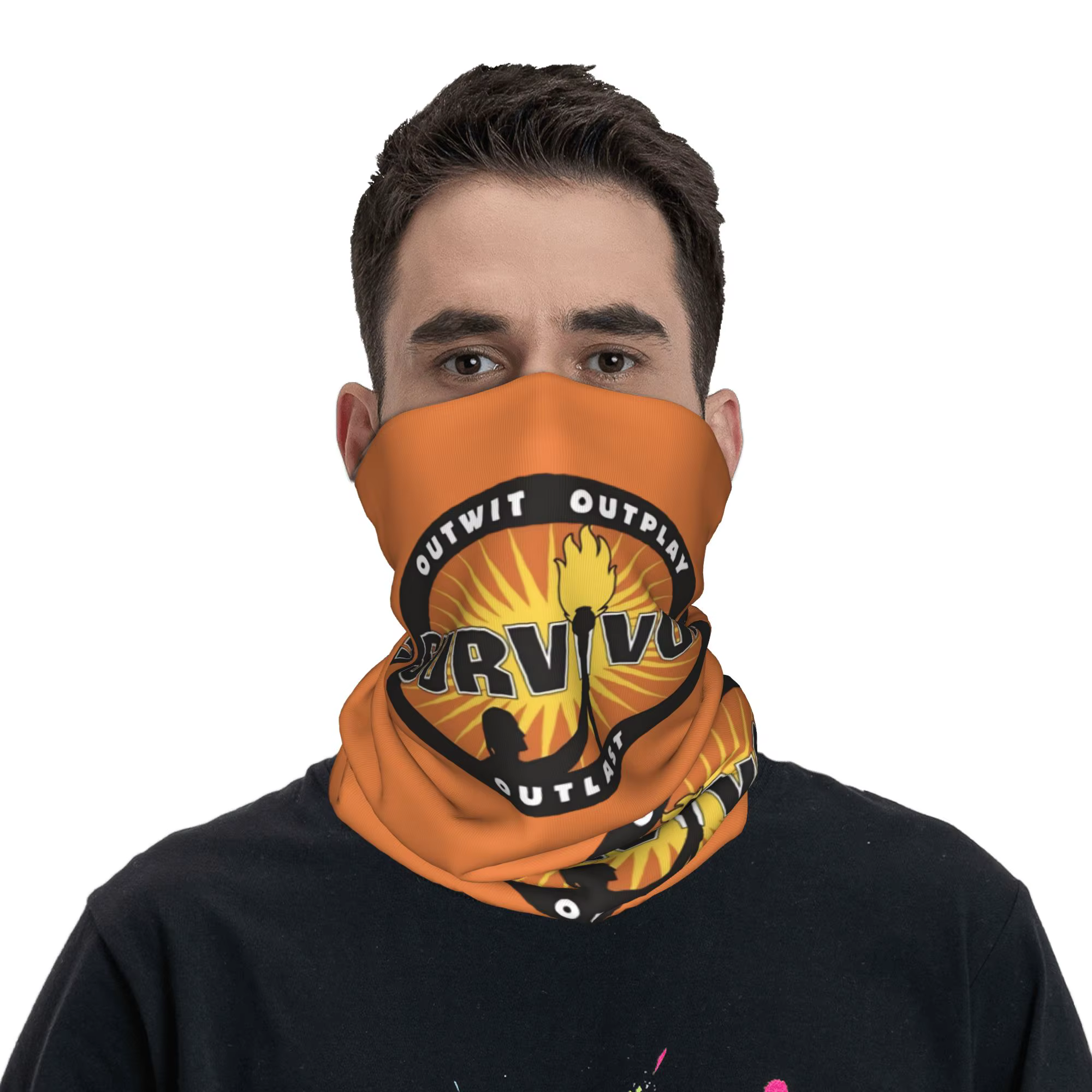 S-Survivors Bandana Neck Gaiter Printed Mask Scarf Multifonctionnel pour le cyclisme