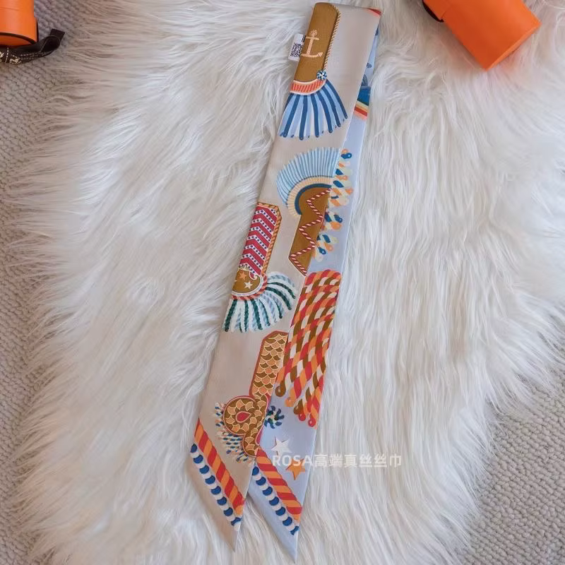 Longue écharpe de luxe avec Design d'épaulette pour panier inspiré Hermes