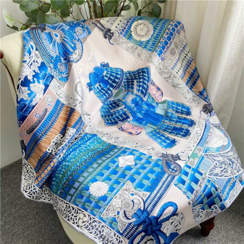Armure Warrior – foulard en sergé de soie pour femmes