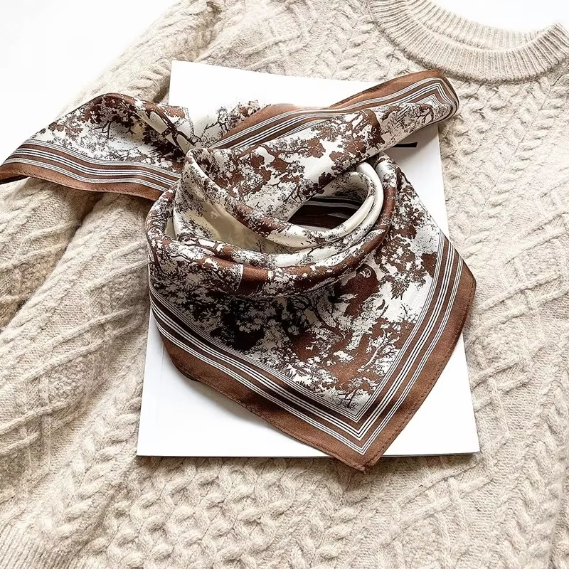 Foulard 100% Soie de Mûrier Naturelle pour Femme