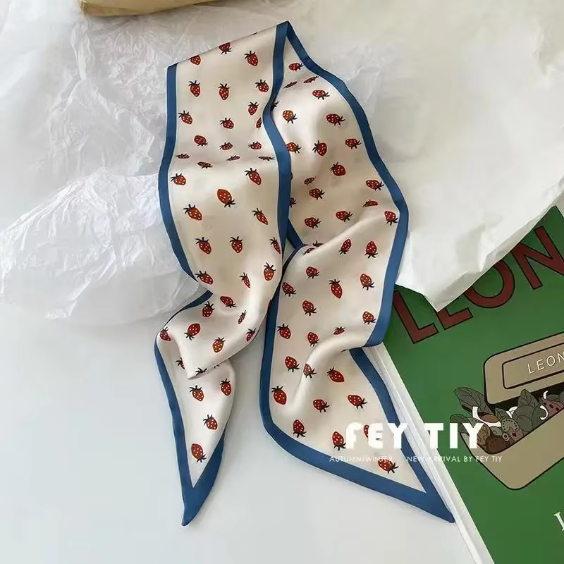 Ensemble série foulard en Satin de soie pour femmes