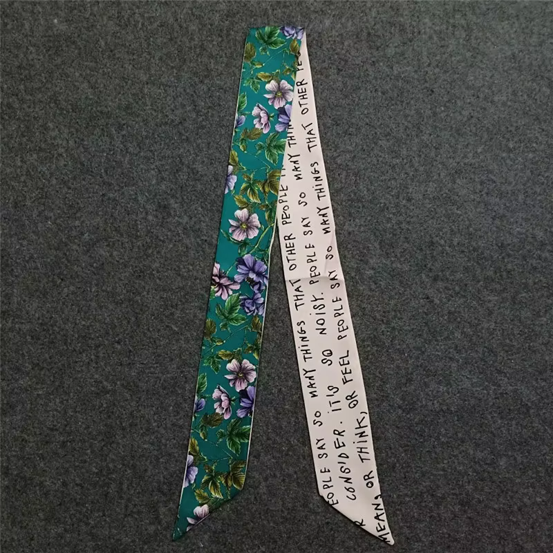 Écharpe de Sac à Imprimé Floral pour Femme
