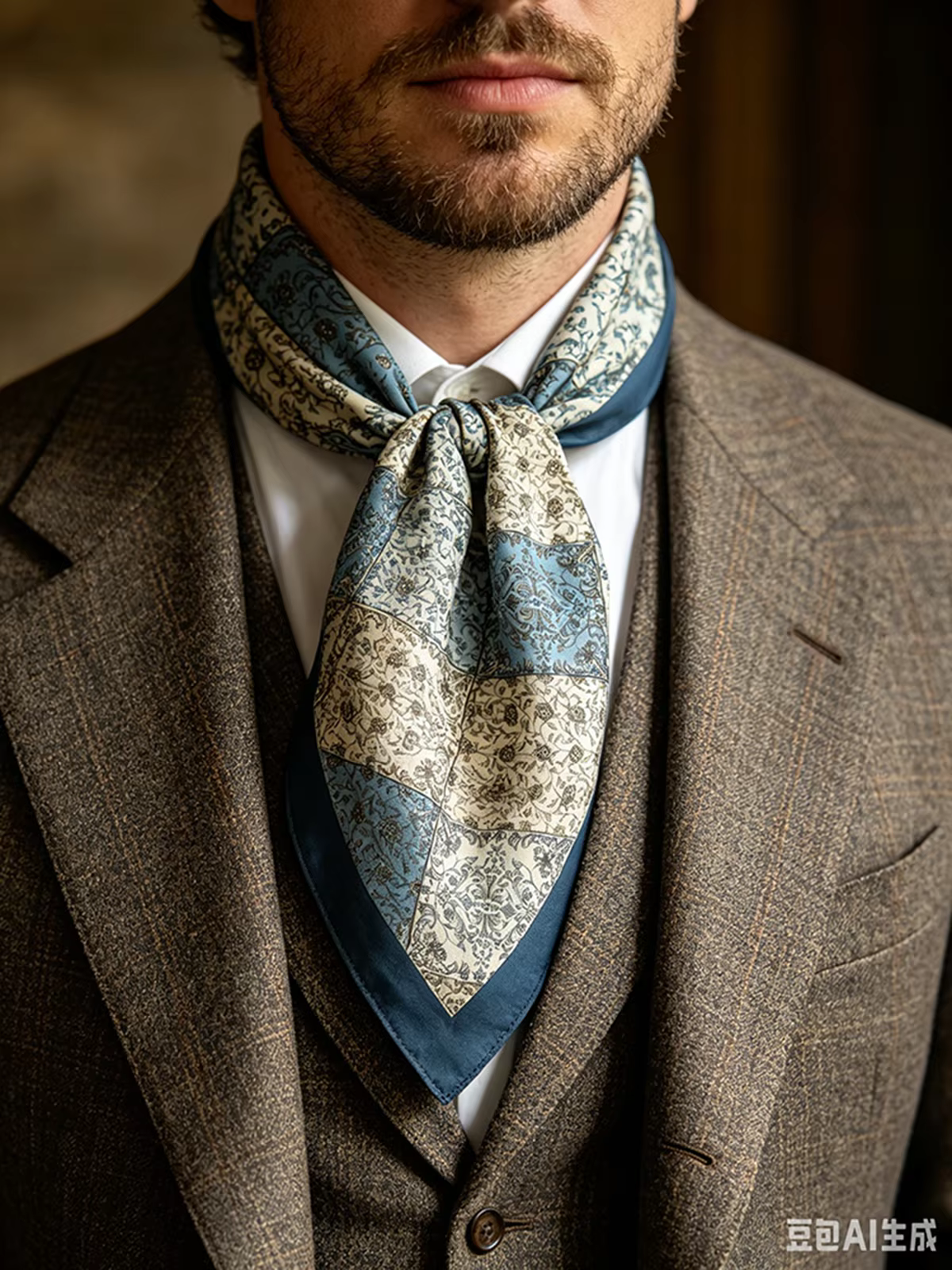 Écharpe de luxe pour homme