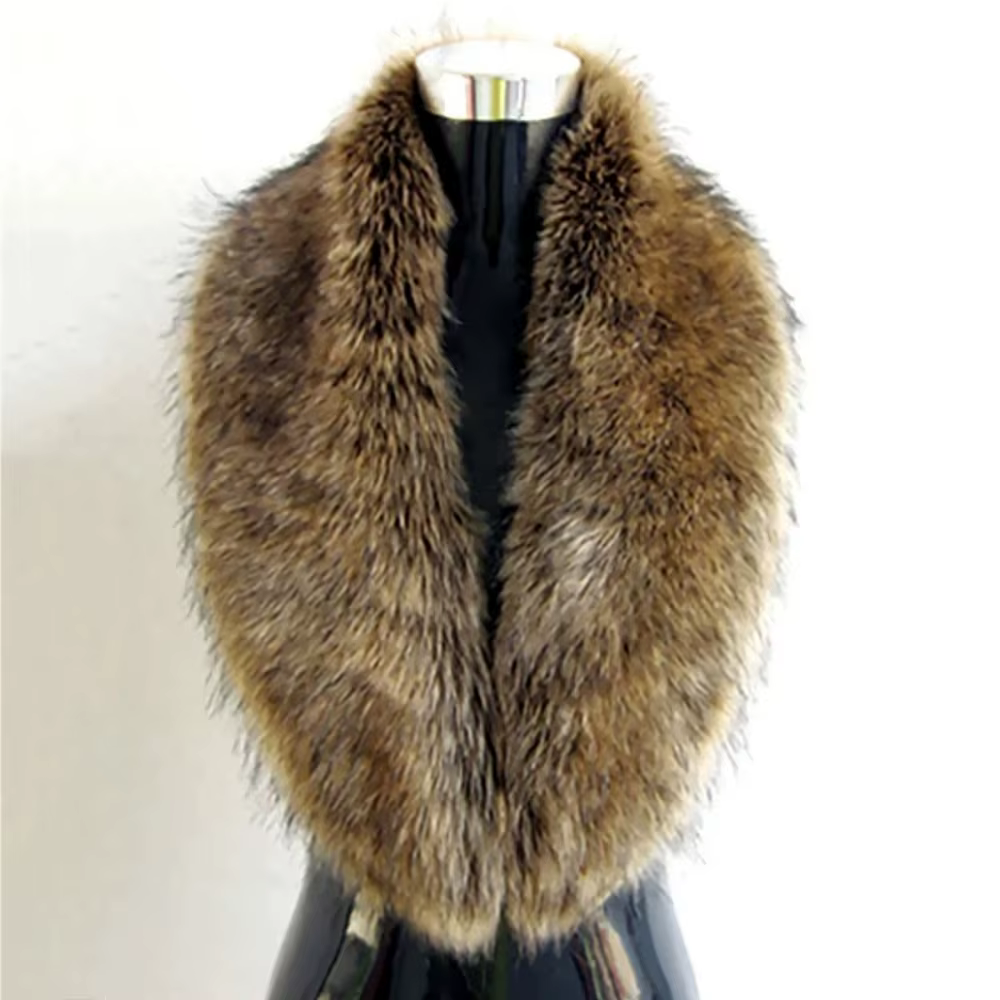 Faux col en fourrure de renard
