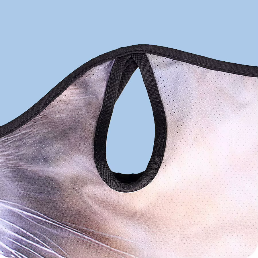 Lce soie respirant Bandana cyclisme course écharpe équitation randonnée sport 3D Animal masque couverture Cool