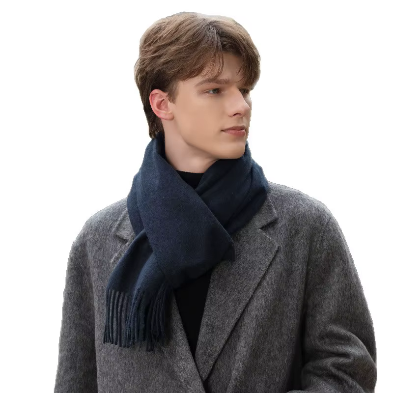 Écharpe en laine d'agneau automne hiver Style coréen atmosphère