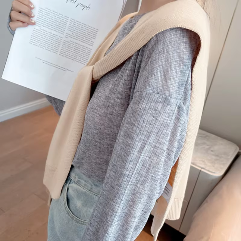 Orean Petite écharpe châle tricotée pour femme - Design élégant à la mode | Idéal pour les vêtements extérieurs
