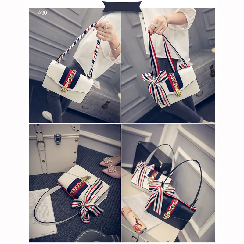 Femme maigre foulard en soie 90 cm * 4 cm longue bande de cheveux ruban