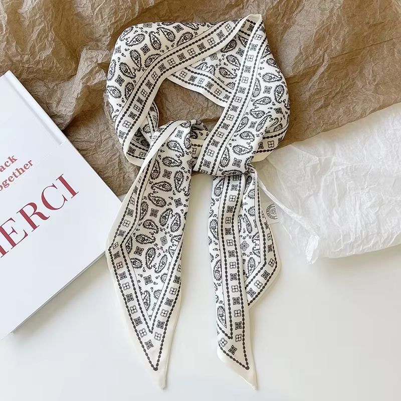 Ensemble série foulard en Satin de soie pour femmes