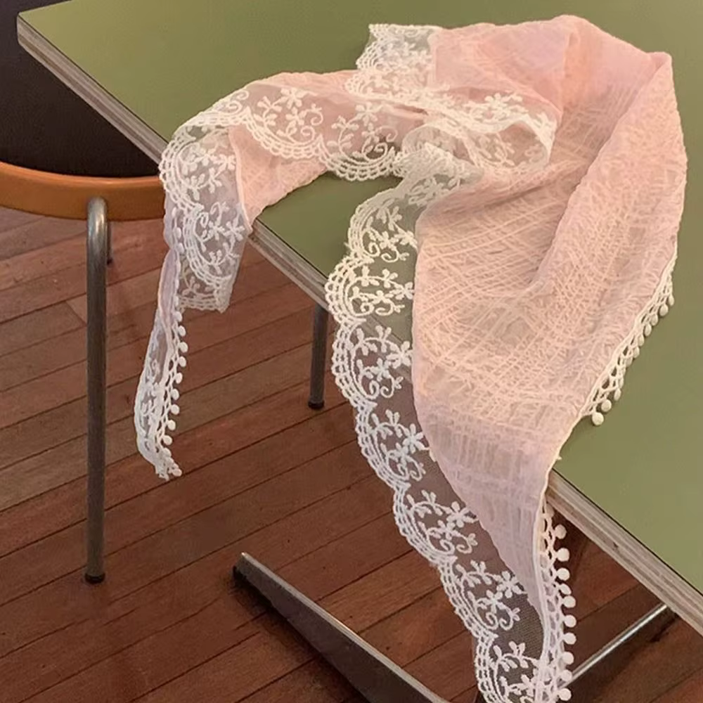 Foulard de voyage en dentelle douce pour la plage