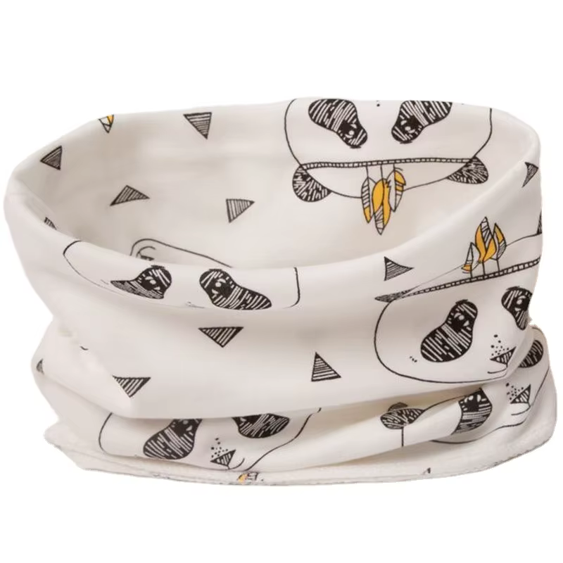 Écharpe en coton pour enfants automne hiver couette tissu bébé cou colliers fille bavoir chaud garçon