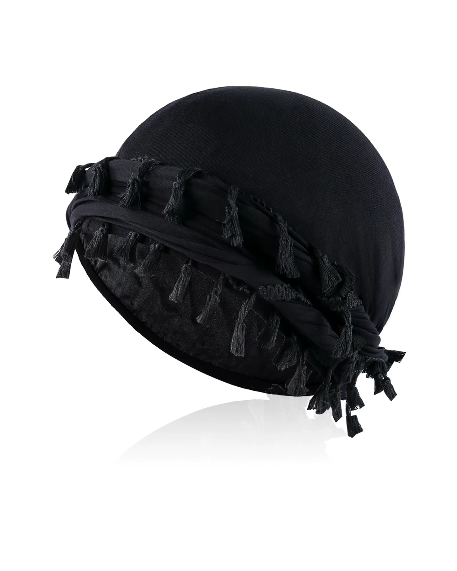 Vintage Twist Turban Head Wraps pour hommes Stretch Modal et Satin
