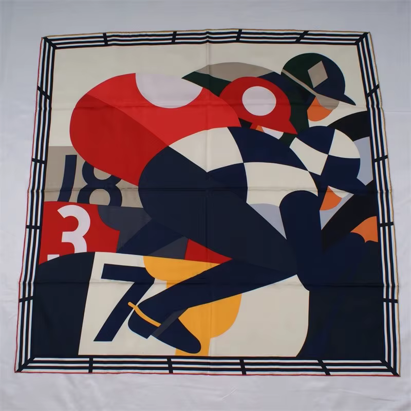Grand Foulard Carré 100% Naturel pour Hijab, Châle, 35x35 Pouces