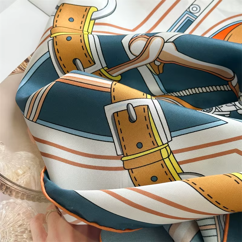 Foulard en soie de mûrier