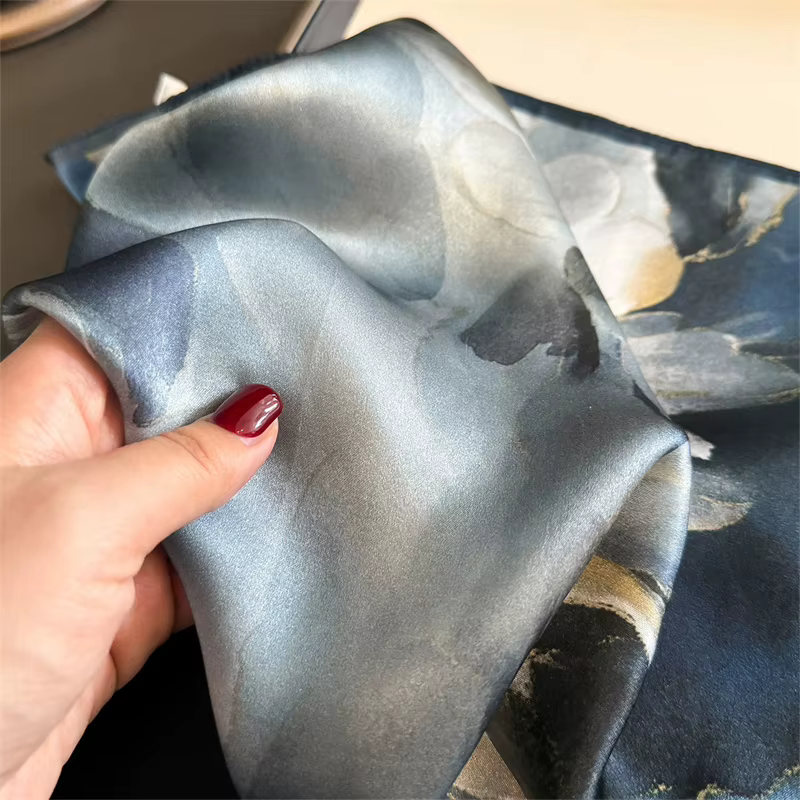 100% naturel soie mûrier écharpe femmes mode cou écharpes bureau dame cheveux Foulard