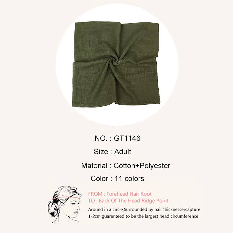 Geebro nouvelle mode femmes couleur unie Foulard