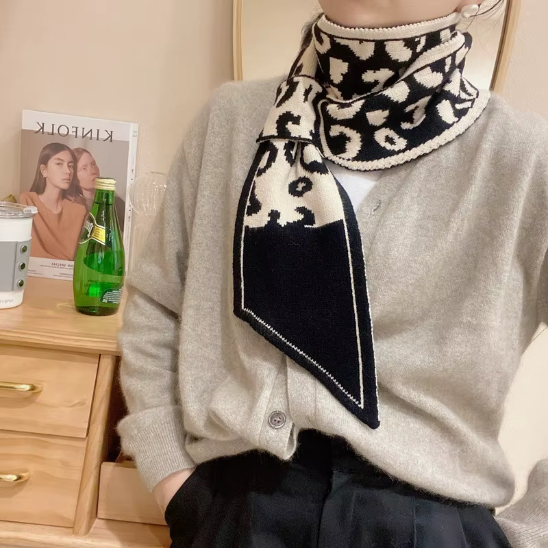 Écharpe tricotée polyvalente pour femme