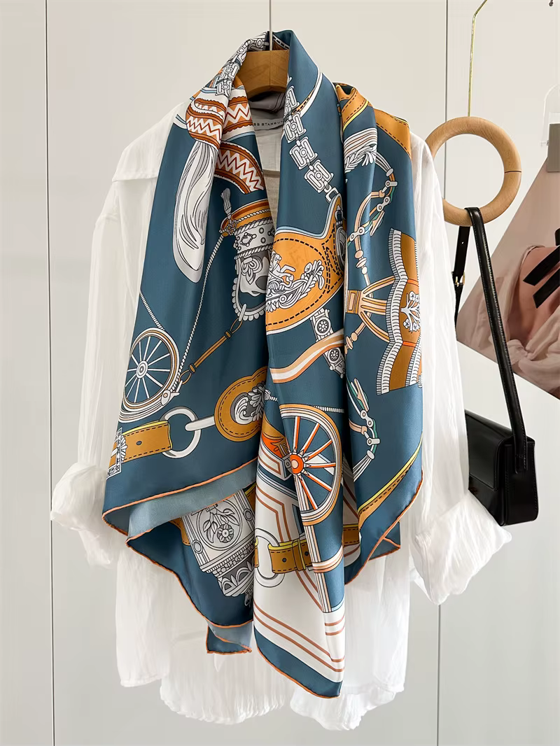 Foulard en soie de mûrier