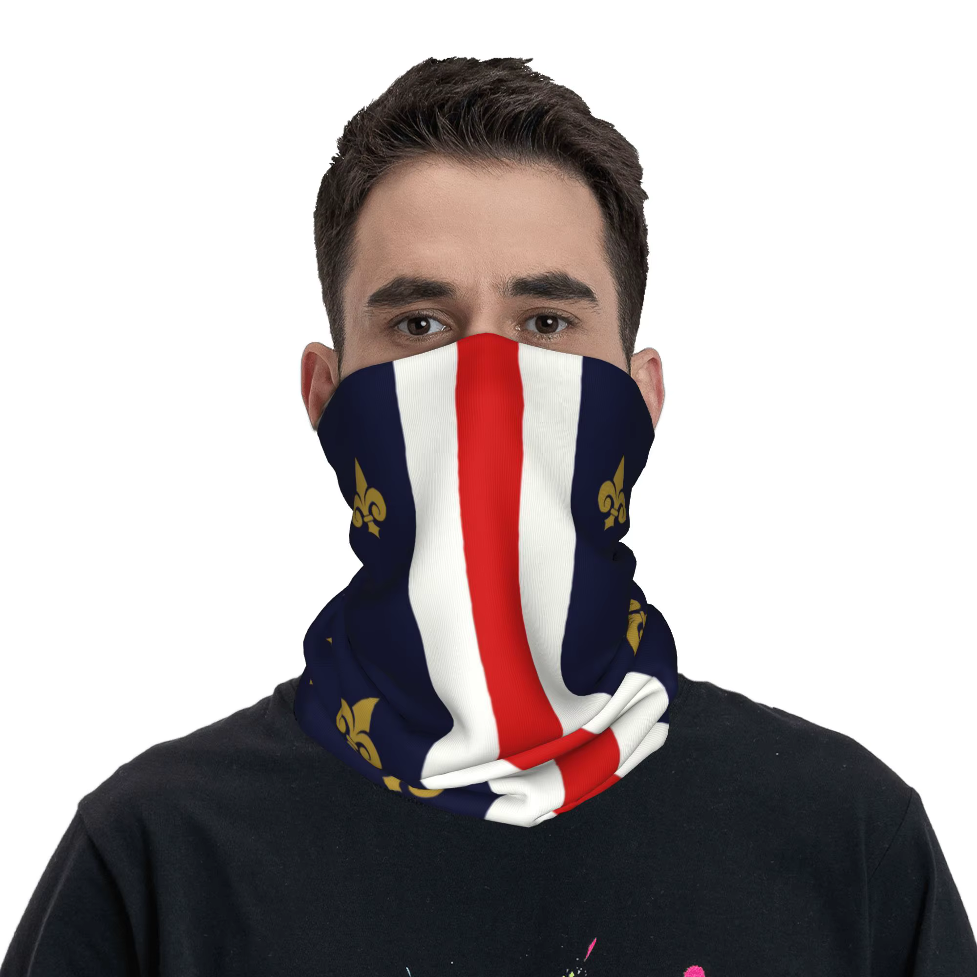 Cache-cou personnalisé avec drapeau français