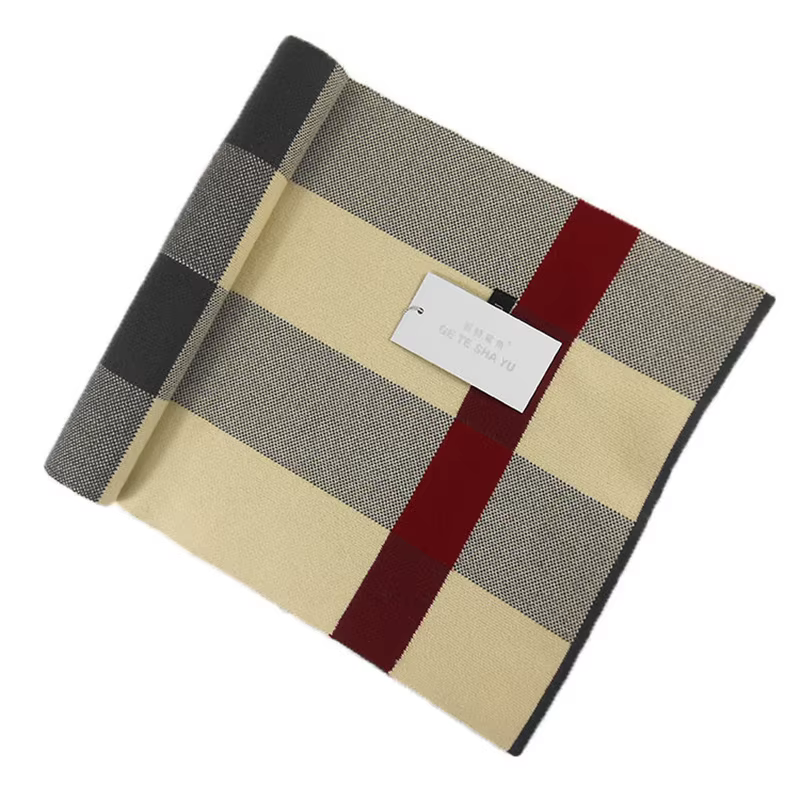 Marque de créateur hommes cachemire Plaid écharpe chaud foulard classique treillis homme affaires foulards enveloppes mode mâle Bufandas châles
