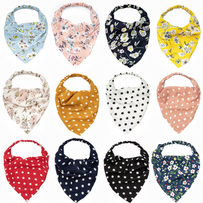 Bandeau élastique imprimé bohème pour femmes