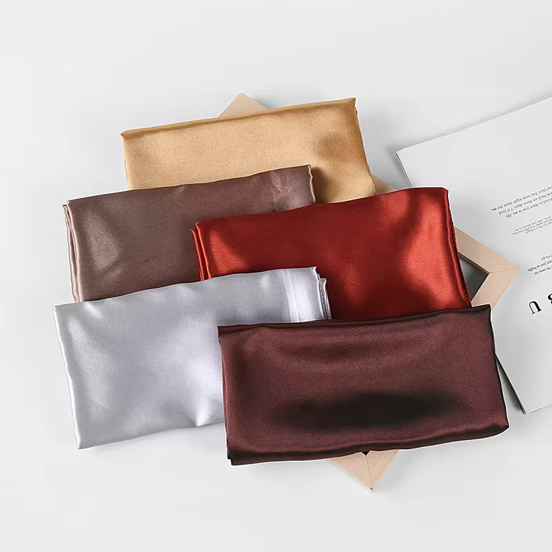 Foulards Hijab en Satin de soie pour femmes