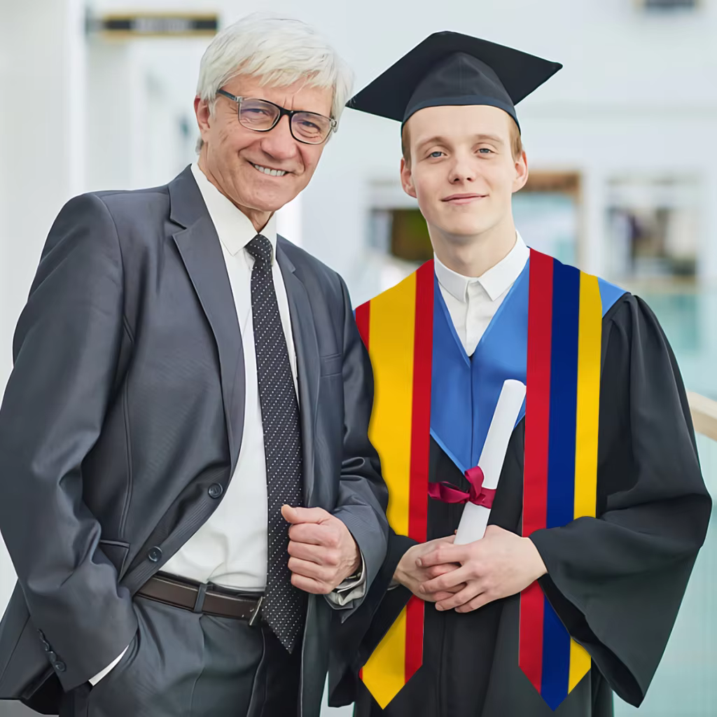 Écharpe de graduation unisexe pour adultes