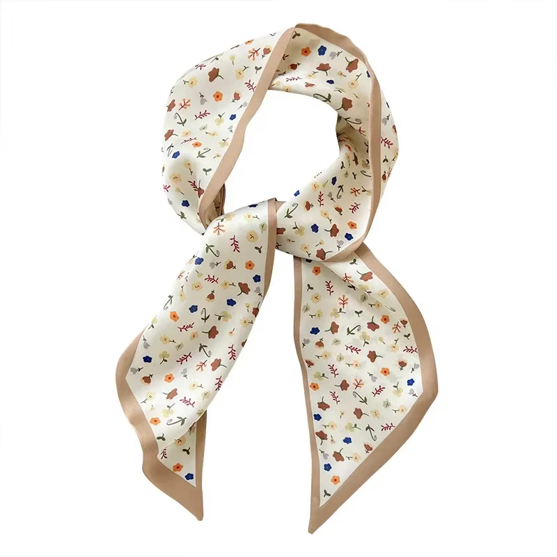 Écharpe de couleur kaki de tempérament Simple pour femme