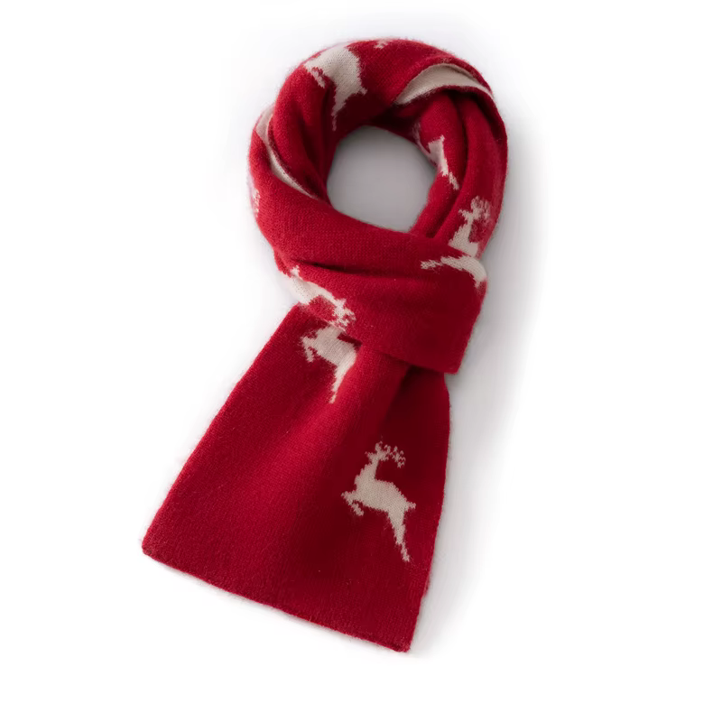 Écharpe de noël rouge pour enfants