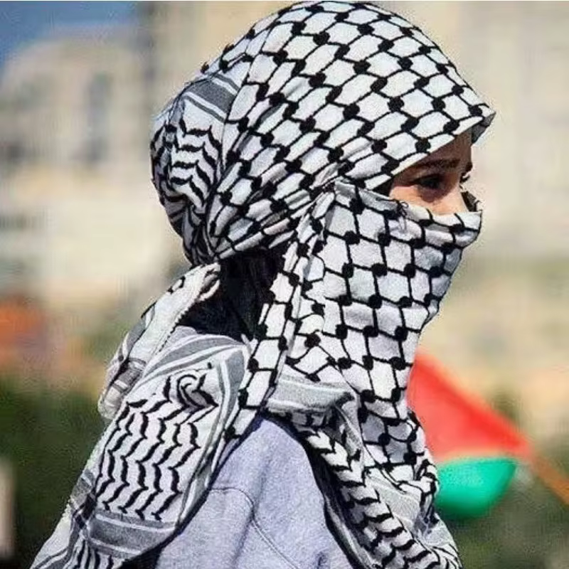 Nouveau Foulard arabe pour hommes et femmes Jacquard Arafat émeraude dubaï écharpe moyen-orient arabie saoudite