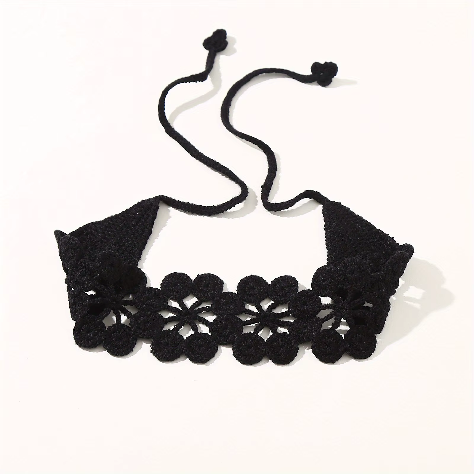 Foulard de cheveux au Crochet creux créatif