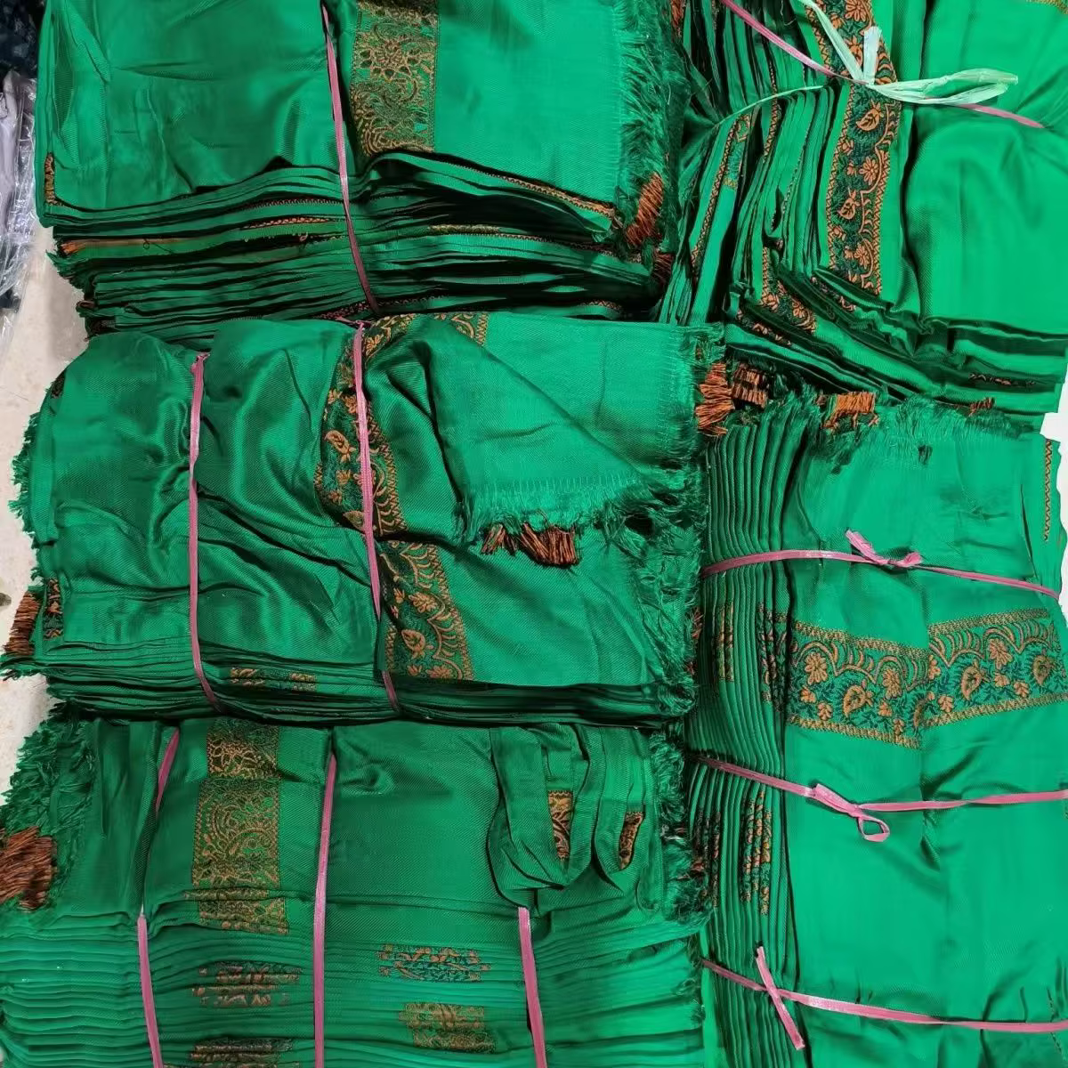 Foulard vert musulman pour hommes