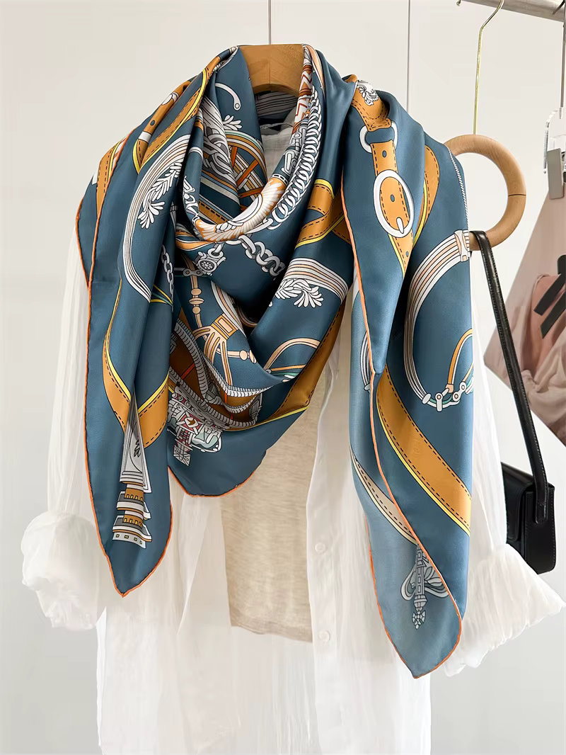 Foulard en soie de mûrier
