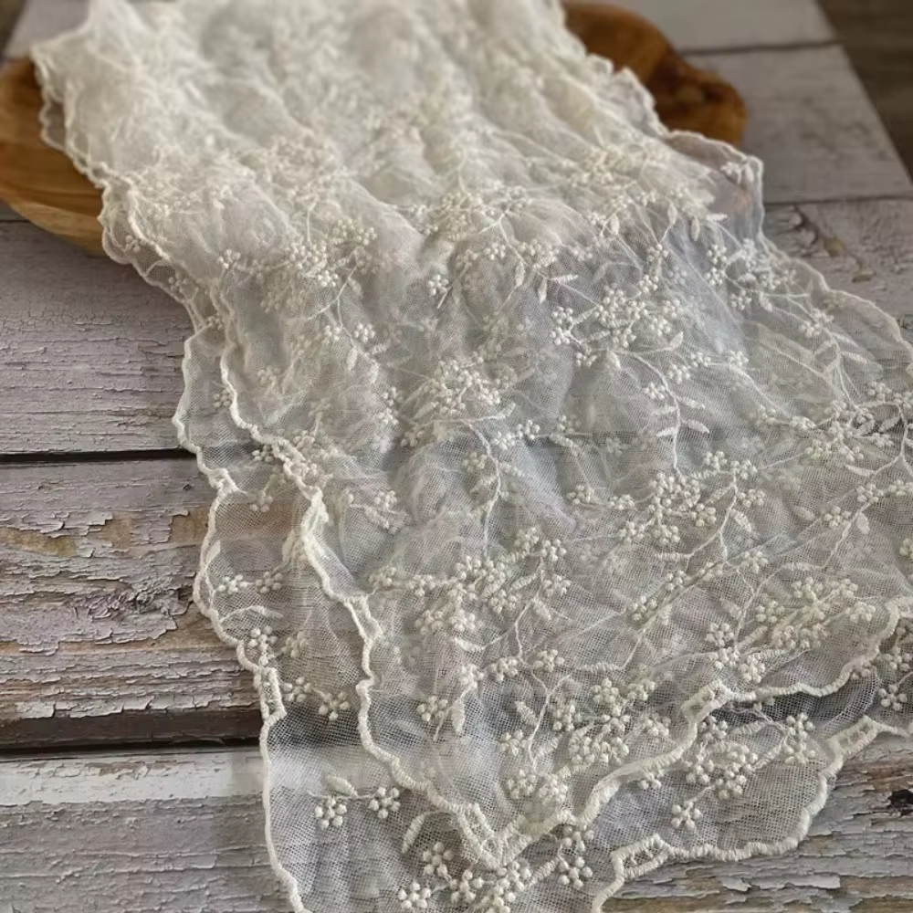 Écharpe décontractée en dentelle pour femme