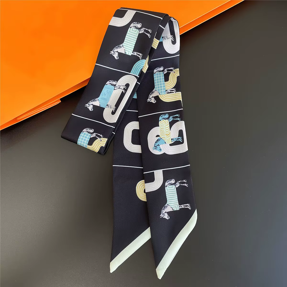 InjNeck-Écharpe imprimée pour femme