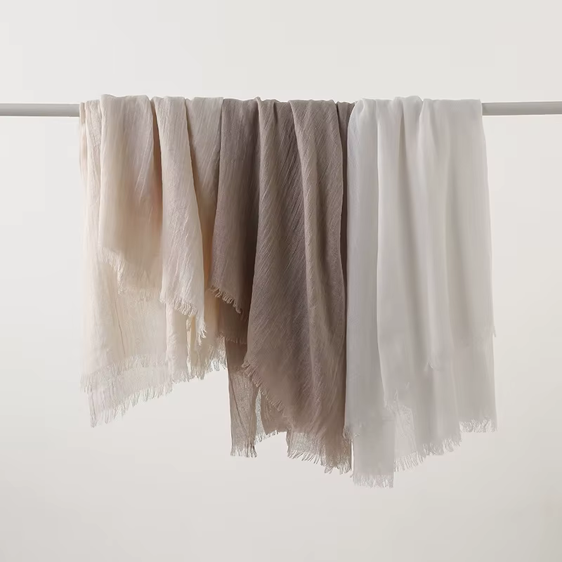 Écharpe en lin de coton pour femme