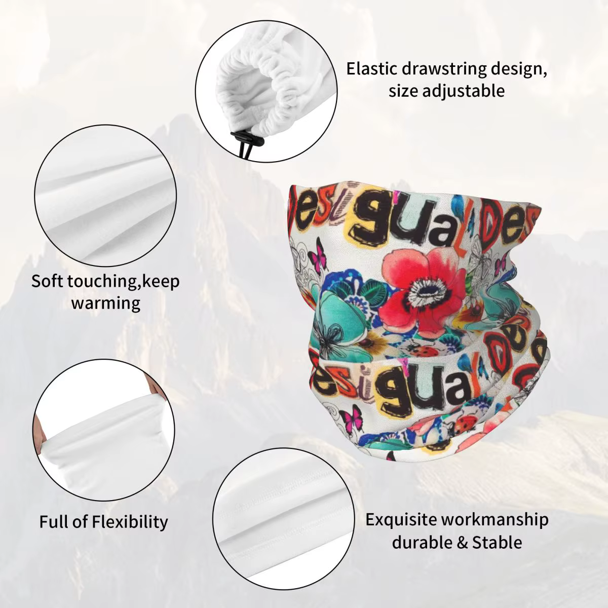 Desigual – couvre-cou personnalisé en bandana