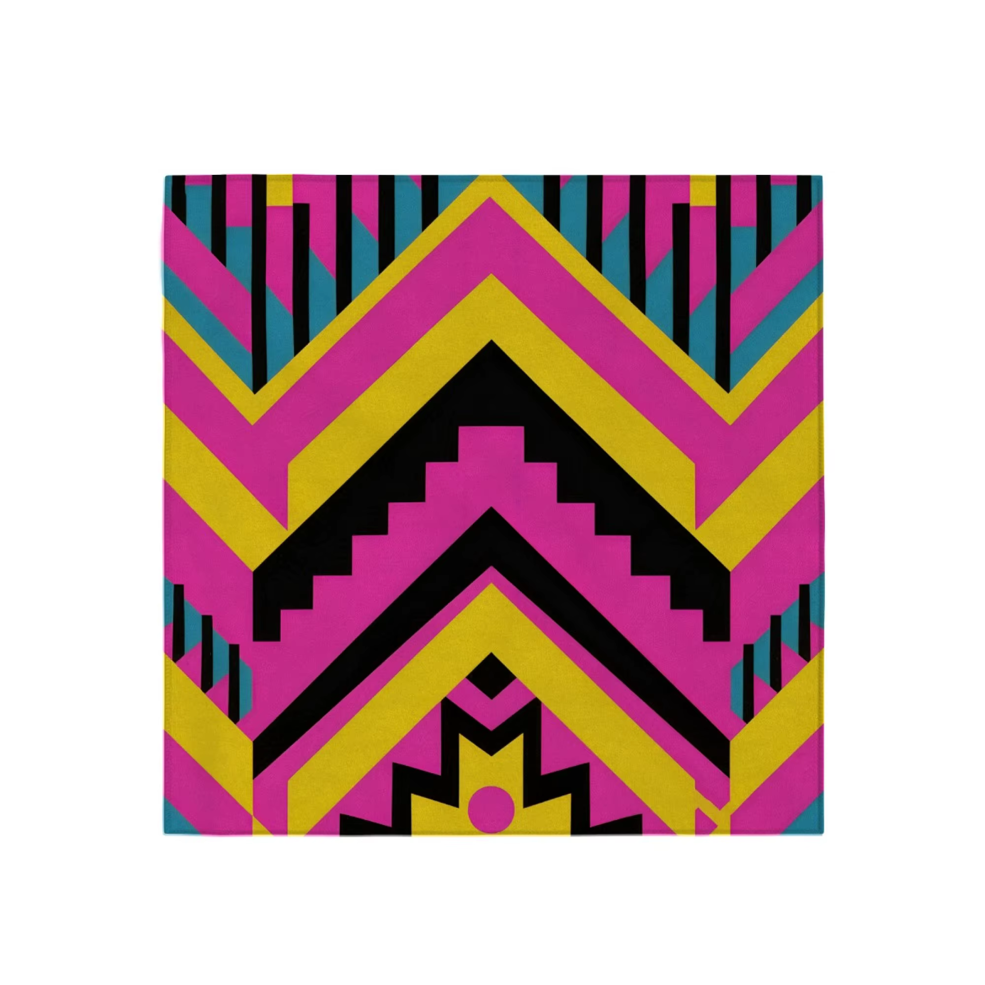 Écharpe à motif personnalisé télécharger un design abstrait géométrique floral