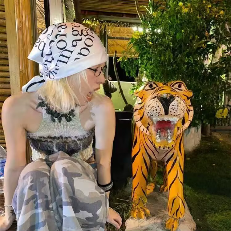 Foulards de tête tendance style américain Hip-Hop pour femmes