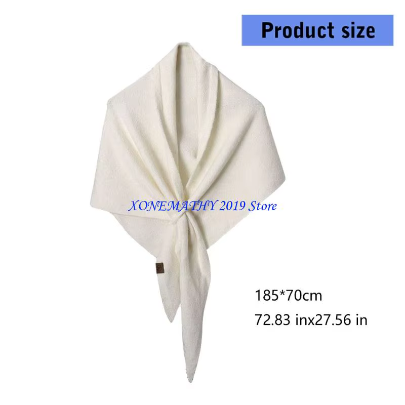 F42F – écharpe triangulaire confortable pour le cou d'hiver