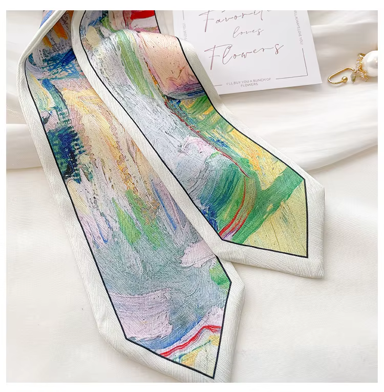 Petit Foulard Long et Étroit pour Femme