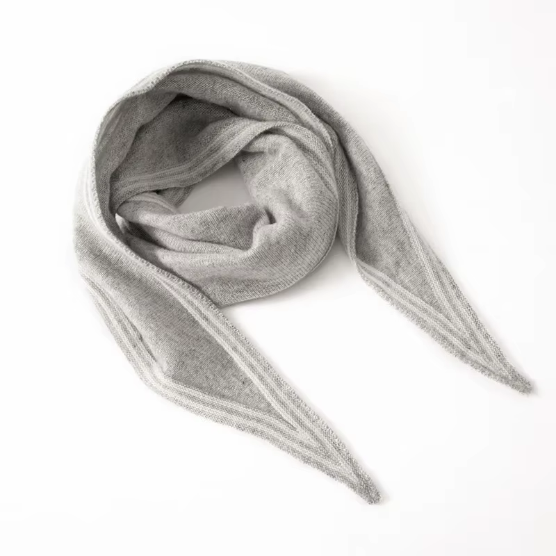 Écharpe triangulaire en cachemire 100% douce et confortable pour femmes