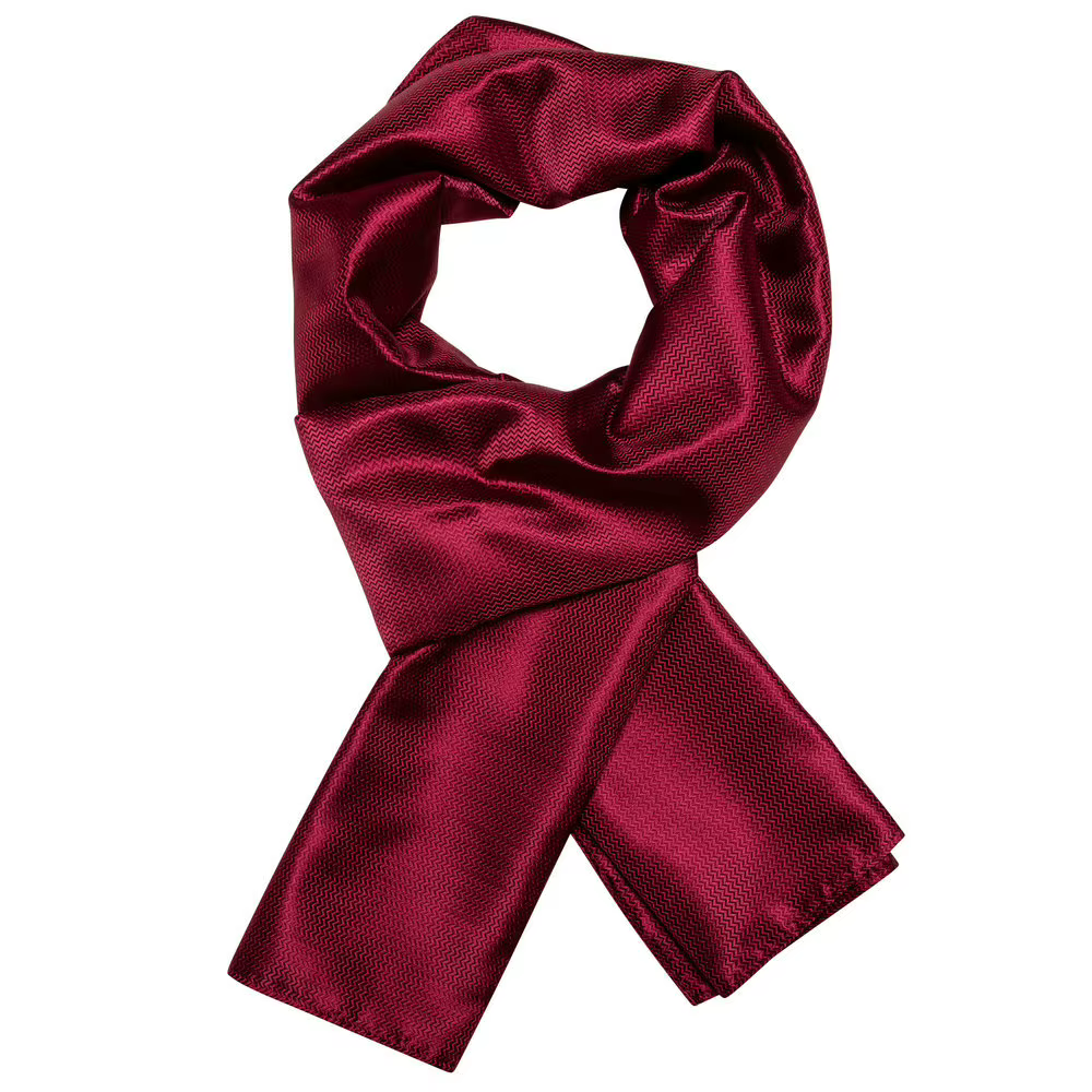 Écharpes pour hommes de couleur rouge