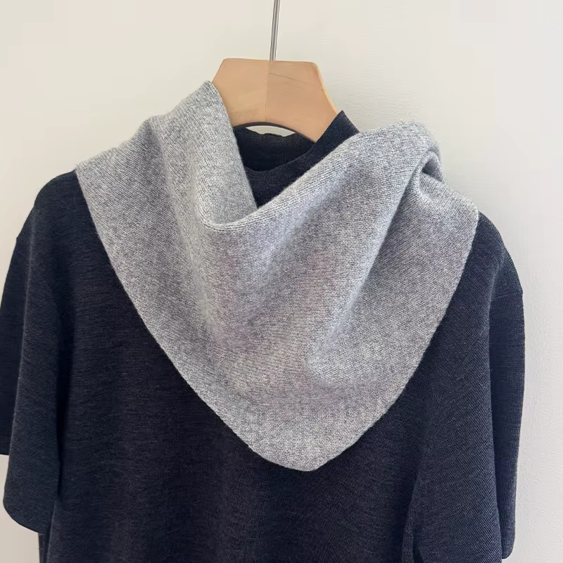 Écharpe tricotée 100% laine pour femme