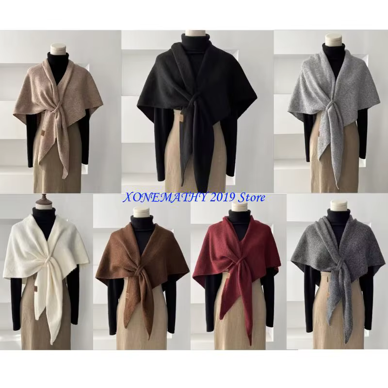 F42F – écharpe triangulaire confortable pour le cou d'hiver