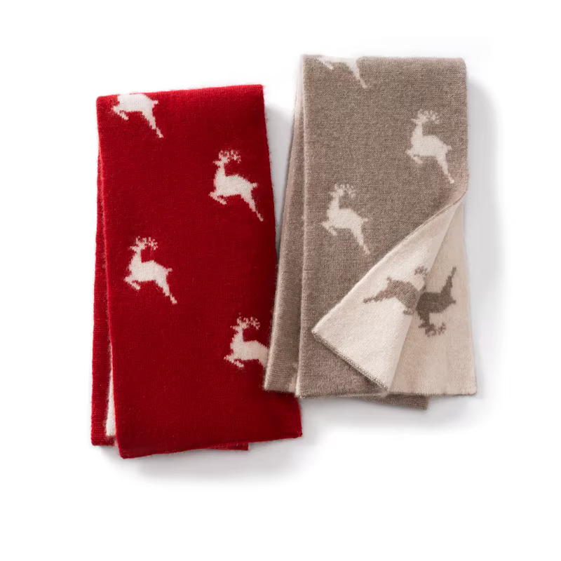 Écharpe de noël rouge pour enfants